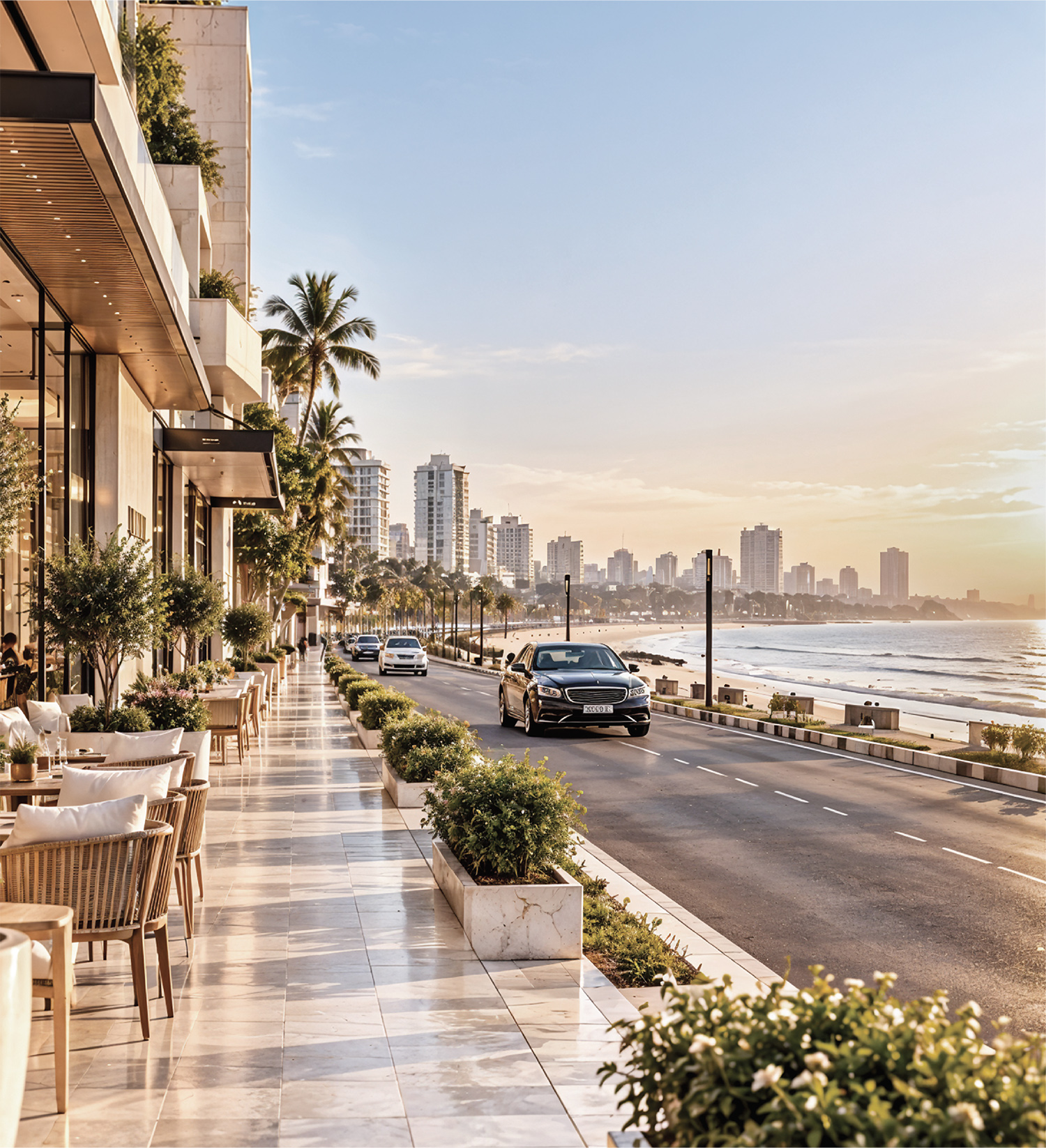 Juhu Tara Road seafront, Mumbai