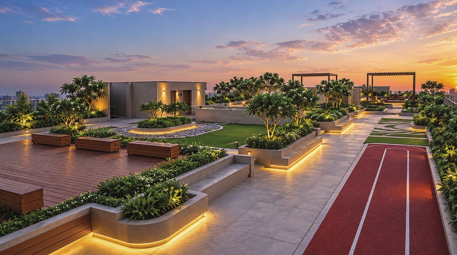 Rooftop Jogging Track